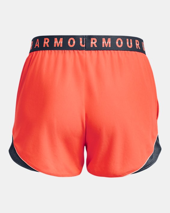 UA Play Up Shorts in Blockfarben für Damen, Orange, pdpMainDesktop image number 5